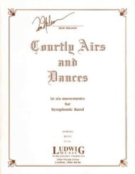 Courtly Airs and Dances Concert Band sheet music cover Thumbnail
